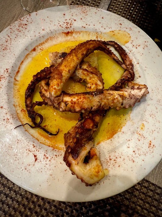 Grilled Octopus with Ohana Tradition Spice Butter