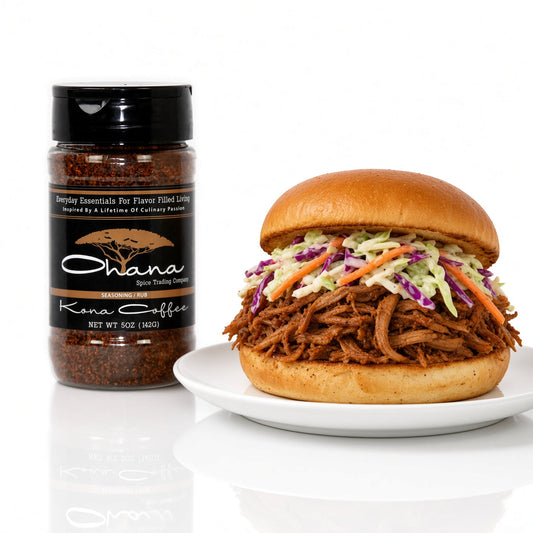 Kona Coffee Pulled Pork Sandwich